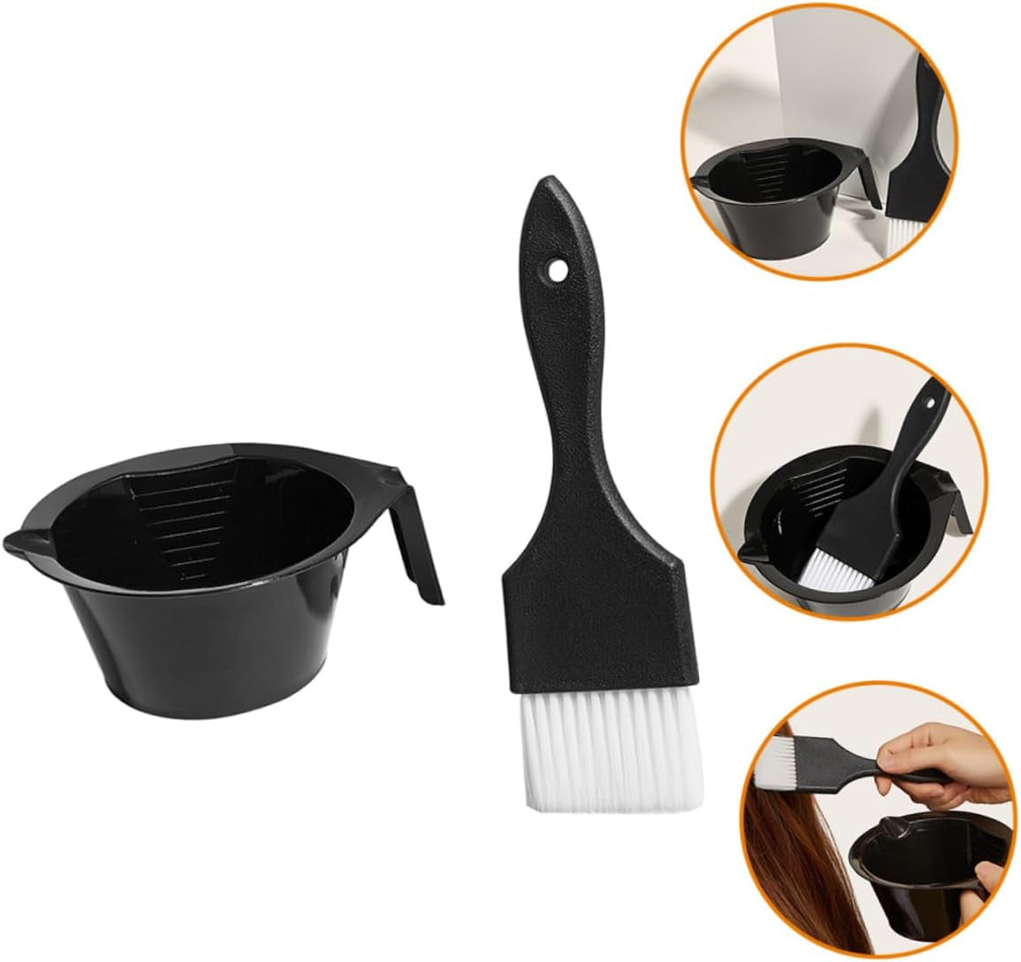 1 Set Hair Dye Brush Hair Dye Bowl Ing Coloring Mixing Bowl Coloring Brush Comb and Mixing
