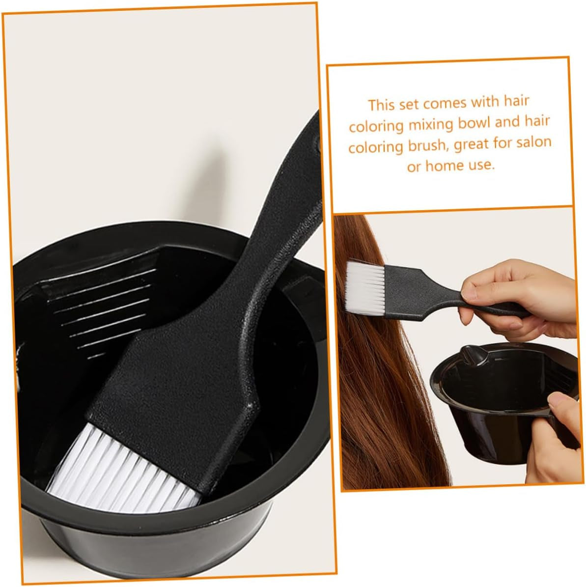 1 Set Hair Dye Brush Hair Dye Bowl Ing Coloring Mixing Bowl Coloring Brush Comb and Mixing