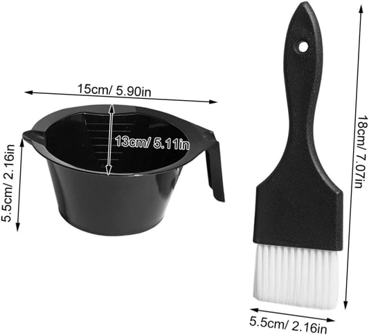 1 Set Hair Dye Brush Hair Dye Bowl Ing Coloring Mixing Bowl Coloring Brush Comb and Mixing